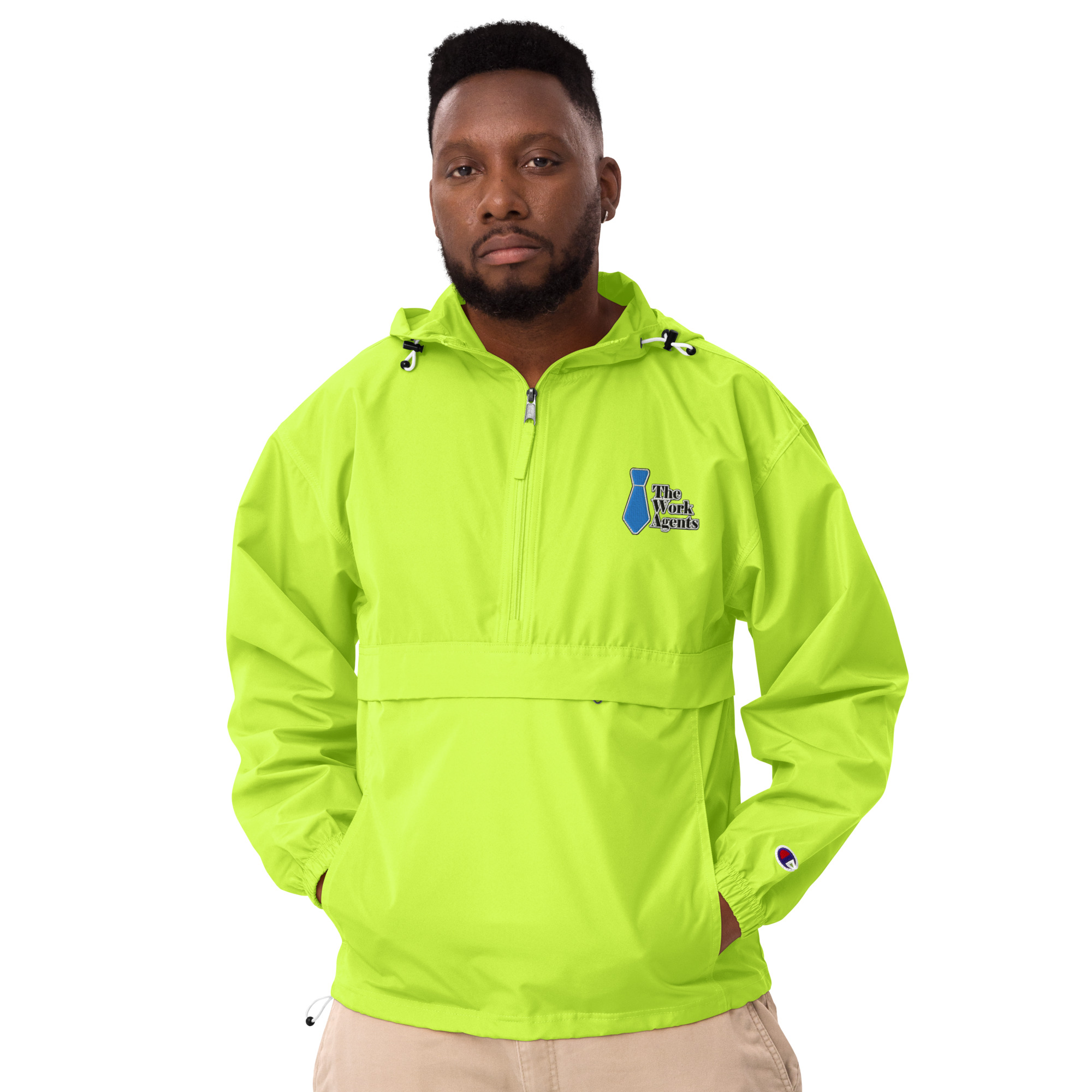 TWA-Tie/Men’s-Embroidered Champion Packable Jacket