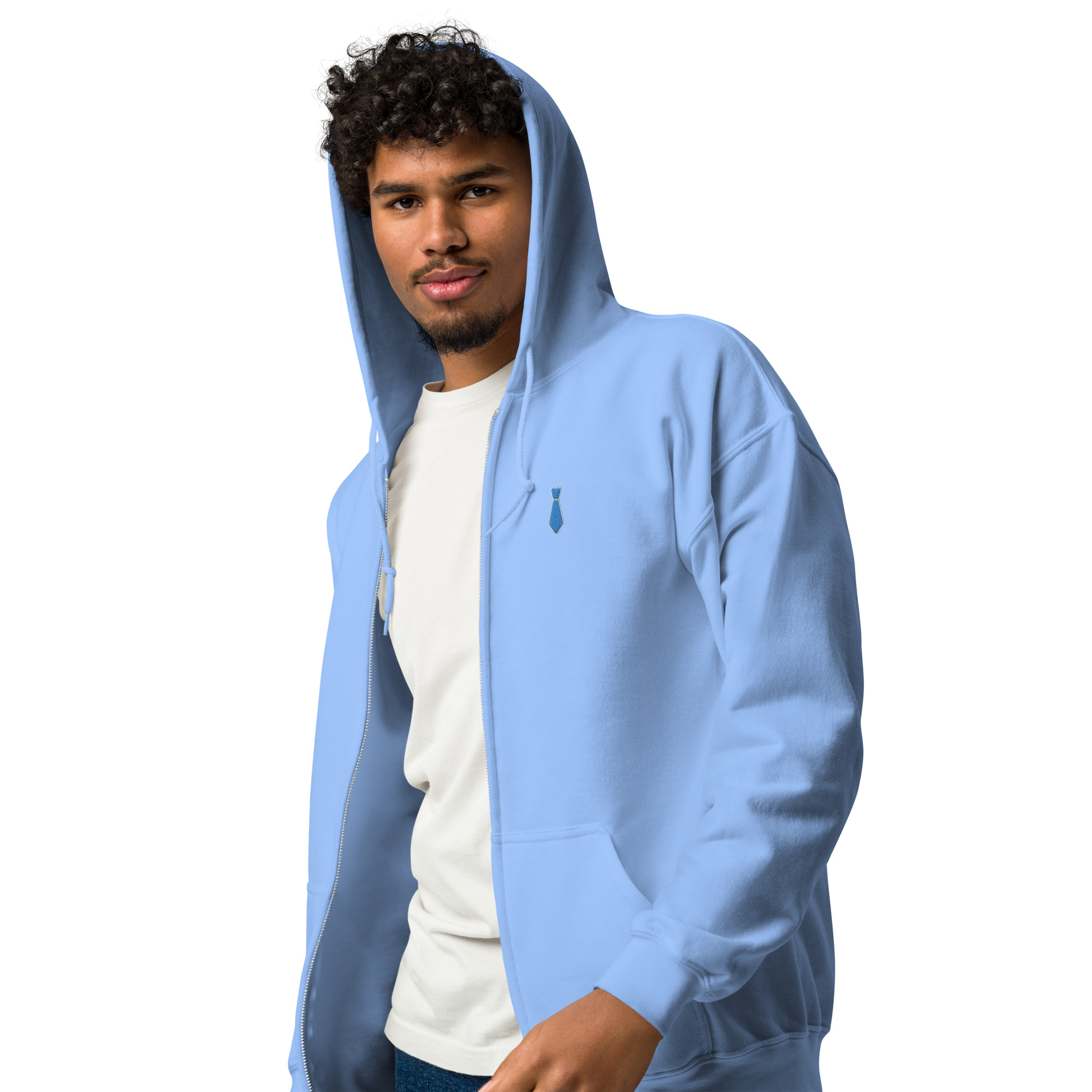 TWA Tie heavy blend zip hoodie