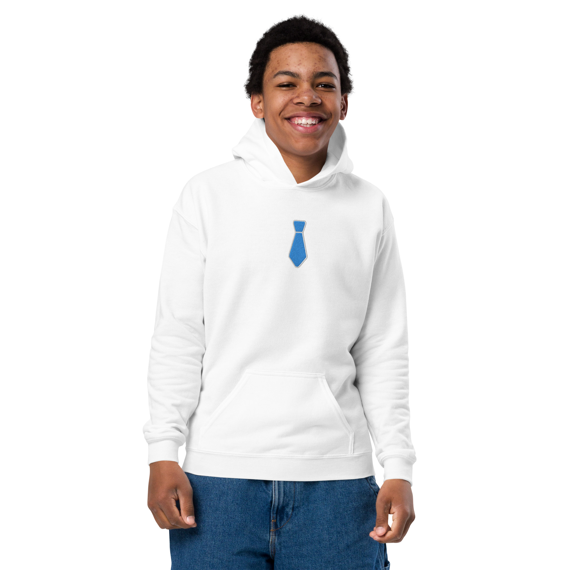 TWA Tie Embroidered Youth heavy blend hoodie